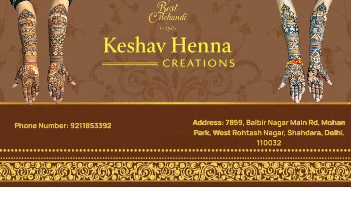 Best Mehandi Artist near me In Delhi